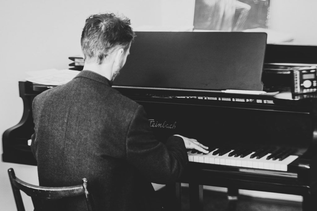 pianist, piano, music