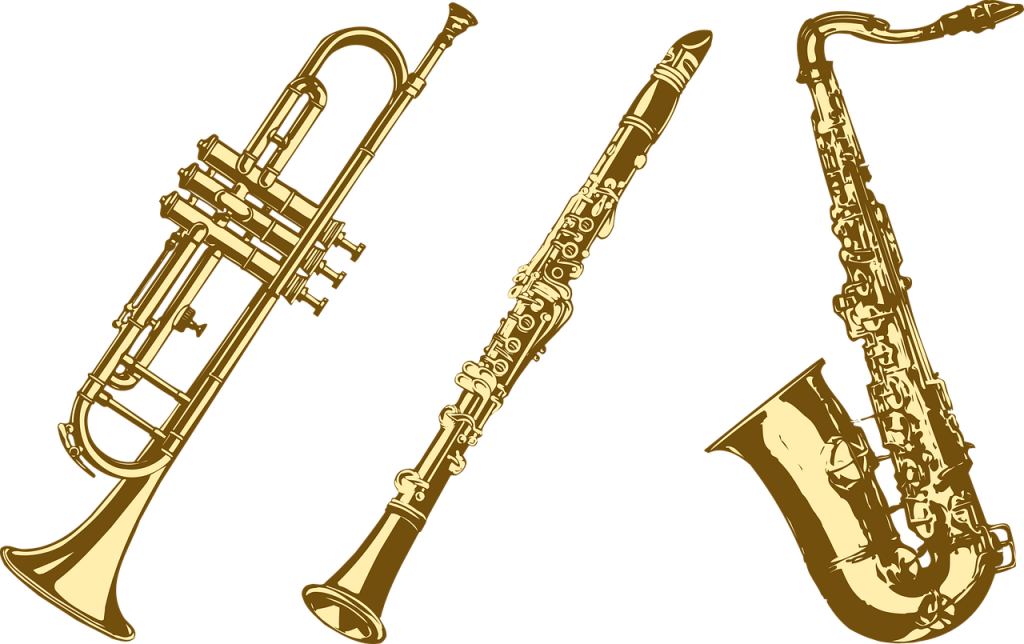 tools, musical instruments, wind instruments